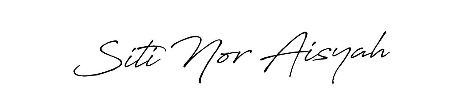 Make a beautiful signature design for name Siti Nor Aisyah. Use this online signature maker to create a handwritten signature for free. Siti Nor Aisyah signature style 7 images and pictures png