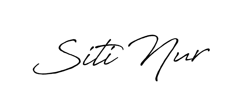Once you've used our free online signature maker to create your best signature Antro_Vectra_Bolder style, it's time to enjoy all of the benefits that Siti Nur name signing documents. Siti Nur signature style 7 images and pictures png