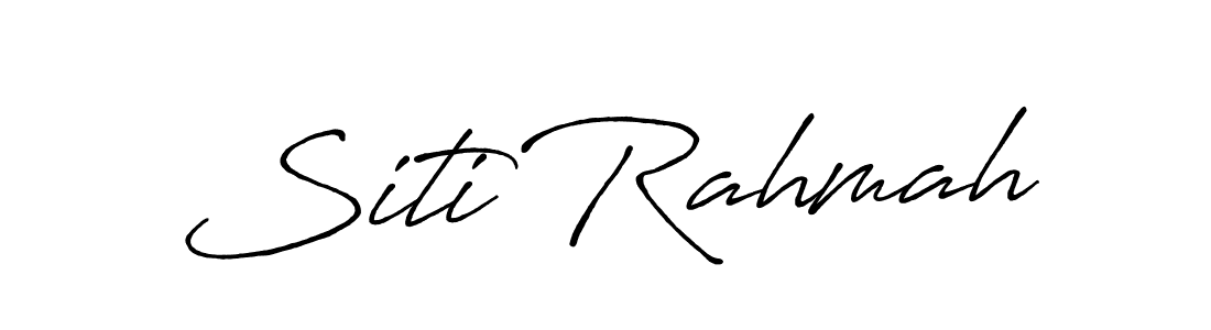 How to make Siti Rahmah signature? Antro_Vectra_Bolder is a professional autograph style. Create handwritten signature for Siti Rahmah name. Siti Rahmah signature style 7 images and pictures png