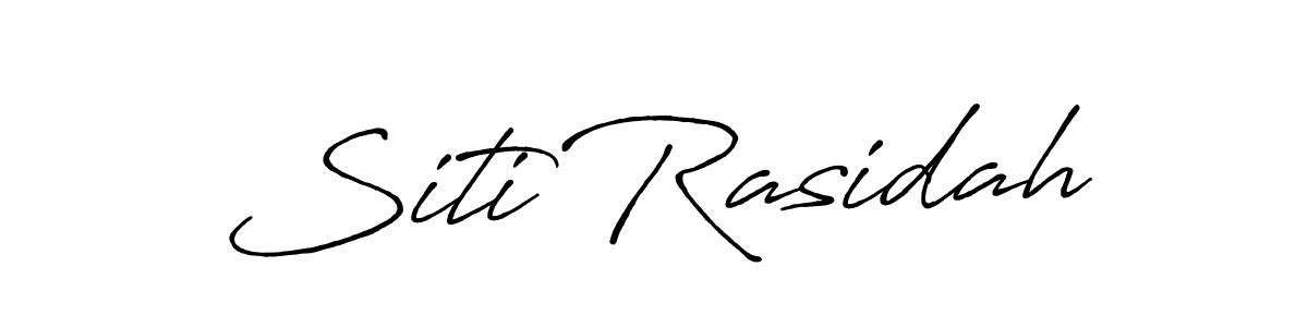 Siti Rasidah stylish signature style. Best Handwritten Sign (Antro_Vectra_Bolder) for my name. Handwritten Signature Collection Ideas for my name Siti Rasidah. Siti Rasidah signature style 7 images and pictures png
