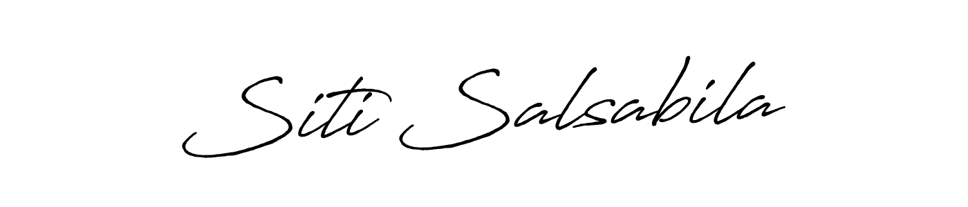 How to Draw Siti Salsabila signature style? Antro_Vectra_Bolder is a latest design signature styles for name Siti Salsabila. Siti Salsabila signature style 7 images and pictures png