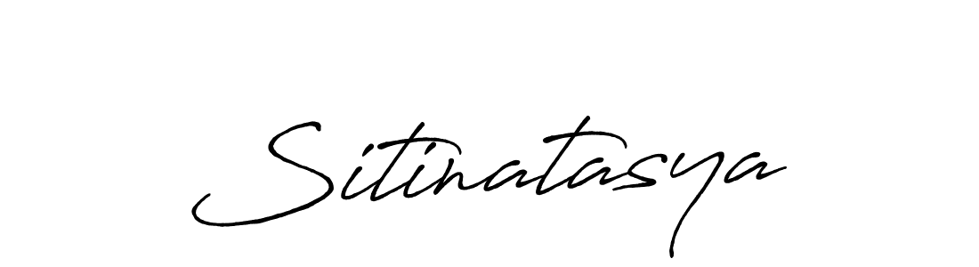 You should practise on your own different ways (Antro_Vectra_Bolder) to write your name (Sitinatasya) in signature. don't let someone else do it for you. Sitinatasya signature style 7 images and pictures png