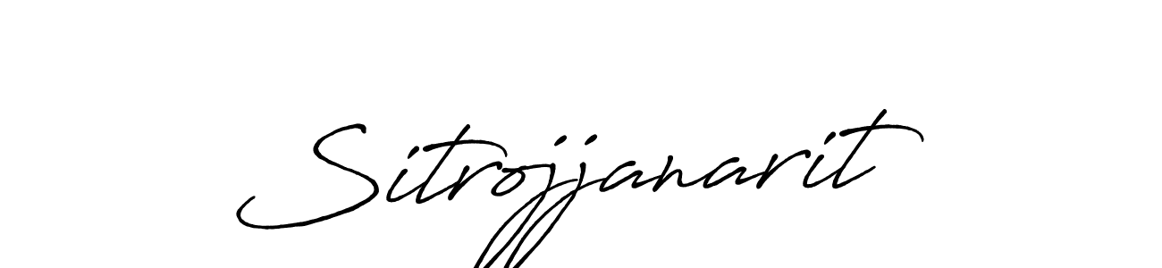 Antro_Vectra_Bolder is a professional signature style that is perfect for those who want to add a touch of class to their signature. It is also a great choice for those who want to make their signature more unique. Get Sitrojjanarit name to fancy signature for free. Sitrojjanarit signature style 7 images and pictures png