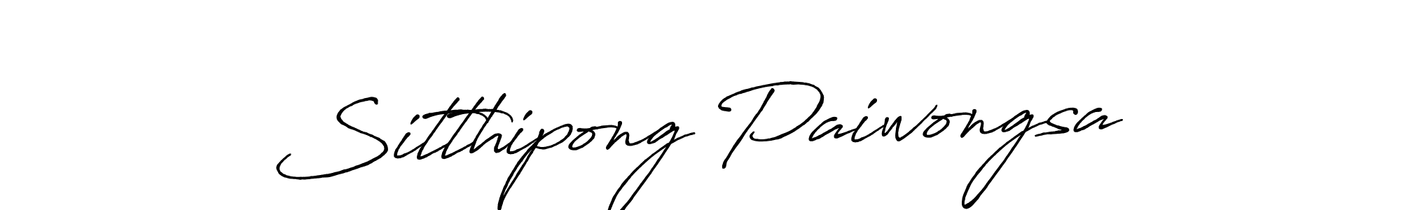 It looks lik you need a new signature style for name Sitthipong Paiwongsa. Design unique handwritten (Antro_Vectra_Bolder) signature with our free signature maker in just a few clicks. Sitthipong Paiwongsa signature style 7 images and pictures png