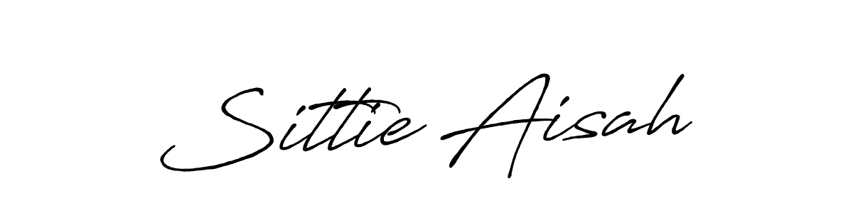 It looks lik you need a new signature style for name Sittie Aisah. Design unique handwritten (Antro_Vectra_Bolder) signature with our free signature maker in just a few clicks. Sittie Aisah signature style 7 images and pictures png