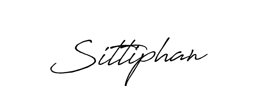 Design your own signature with our free online signature maker. With this signature software, you can create a handwritten (Antro_Vectra_Bolder) signature for name Sittiphan. Sittiphan signature style 7 images and pictures png