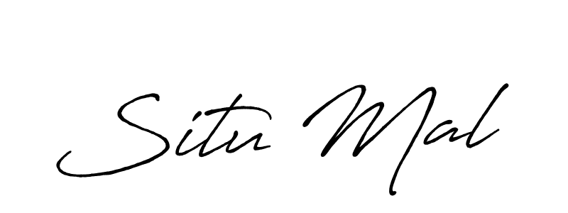 Similarly Antro_Vectra_Bolder is the best handwritten signature design. Signature creator online .You can use it as an online autograph creator for name Situ Mal. Situ Mal signature style 7 images and pictures png