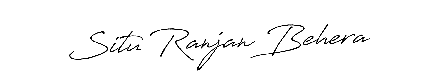Also You can easily find your signature by using the search form. We will create Situ Ranjan Behera name handwritten signature images for you free of cost using Antro_Vectra_Bolder sign style. Situ Ranjan Behera signature style 7 images and pictures png
