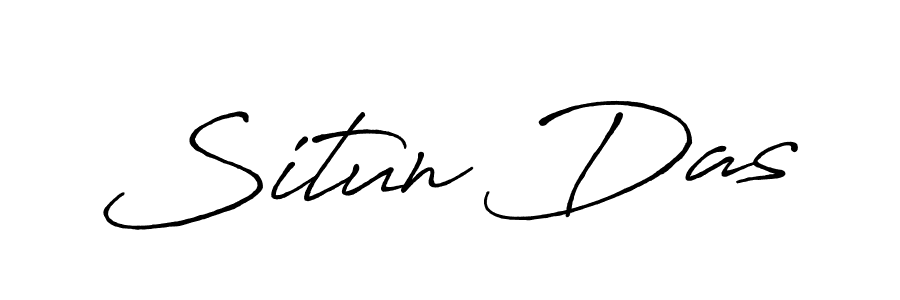 Create a beautiful signature design for name Situn Das. With this signature (Antro_Vectra_Bolder) fonts, you can make a handwritten signature for free. Situn Das signature style 7 images and pictures png