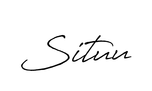 Also You can easily find your signature by using the search form. We will create Situu name handwritten signature images for you free of cost using Antro_Vectra_Bolder sign style. Situu signature style 7 images and pictures png