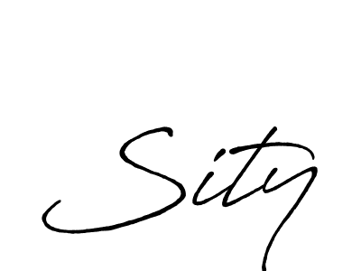 Design your own signature with our free online signature maker. With this signature software, you can create a handwritten (Antro_Vectra_Bolder) signature for name Sity. Sity signature style 7 images and pictures png