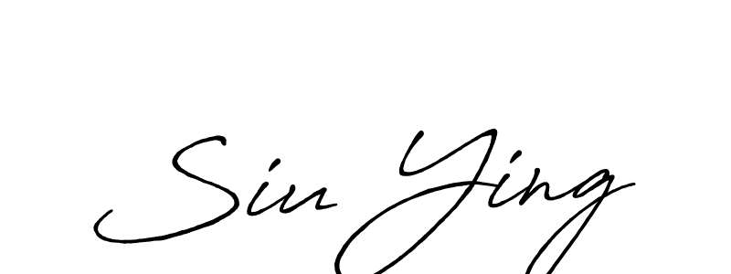 The best way (Antro_Vectra_Bolder) to make a short signature is to pick only two or three words in your name. The name Siu Ying include a total of six letters. For converting this name. Siu Ying signature style 7 images and pictures png