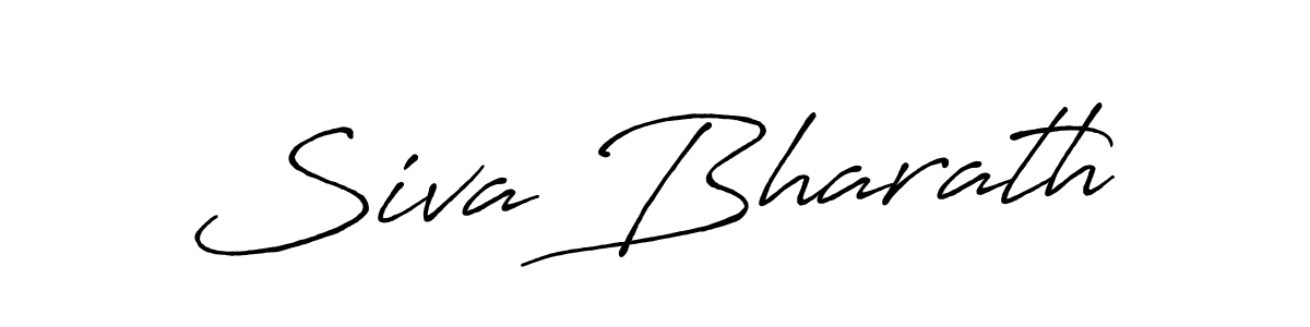 Antro_Vectra_Bolder is a professional signature style that is perfect for those who want to add a touch of class to their signature. It is also a great choice for those who want to make their signature more unique. Get Siva Bharath name to fancy signature for free. Siva Bharath signature style 7 images and pictures png