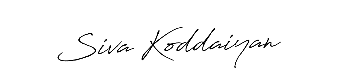 Make a short Siva Koddaiyan signature style. Manage your documents anywhere anytime using Antro_Vectra_Bolder. Create and add eSignatures, submit forms, share and send files easily. Siva Koddaiyan signature style 7 images and pictures png