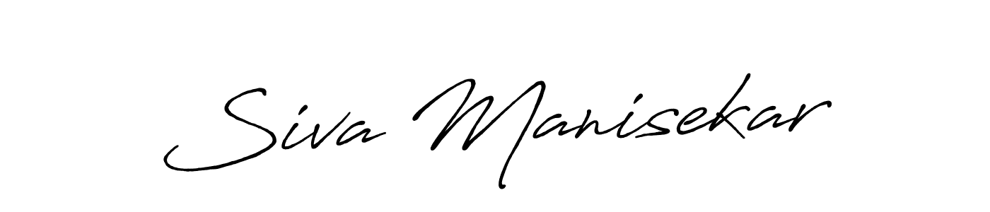 Antro_Vectra_Bolder is a professional signature style that is perfect for those who want to add a touch of class to their signature. It is also a great choice for those who want to make their signature more unique. Get Siva Manisekar name to fancy signature for free. Siva Manisekar signature style 7 images and pictures png