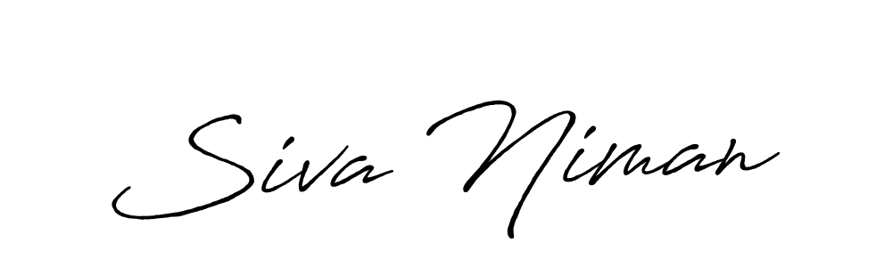 Similarly Antro_Vectra_Bolder is the best handwritten signature design. Signature creator online .You can use it as an online autograph creator for name Siva Niman. Siva Niman signature style 7 images and pictures png