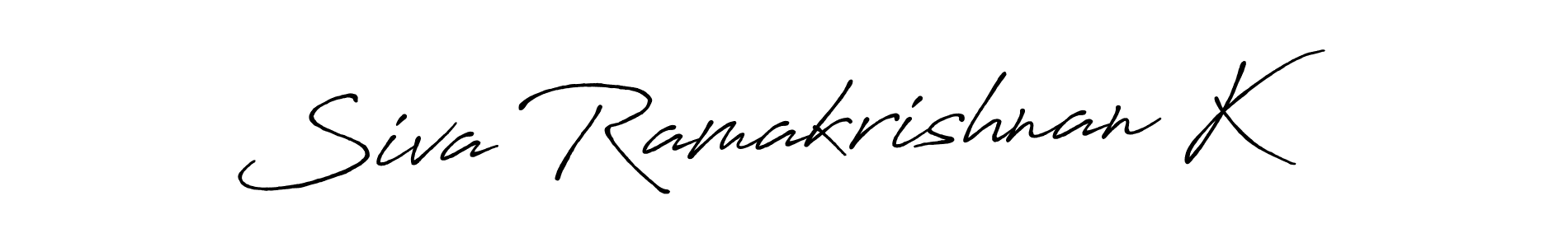 How to make Siva Ramakrishnan K signature? Antro_Vectra_Bolder is a professional autograph style. Create handwritten signature for Siva Ramakrishnan K name. Siva Ramakrishnan K signature style 7 images and pictures png