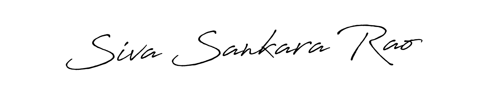 Antro_Vectra_Bolder is a professional signature style that is perfect for those who want to add a touch of class to their signature. It is also a great choice for those who want to make their signature more unique. Get Siva Sankara Rao name to fancy signature for free. Siva Sankara Rao signature style 7 images and pictures png