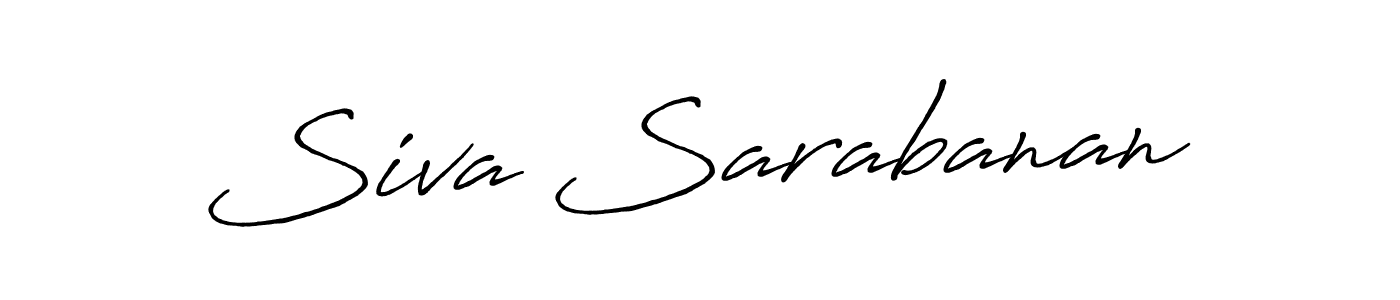 Siva Sarabanan stylish signature style. Best Handwritten Sign (Antro_Vectra_Bolder) for my name. Handwritten Signature Collection Ideas for my name Siva Sarabanan. Siva Sarabanan signature style 7 images and pictures png