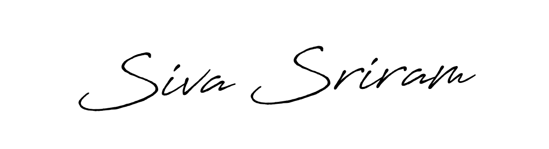 Use a signature maker to create a handwritten signature online. With this signature software, you can design (Antro_Vectra_Bolder) your own signature for name Siva Sriram. Siva Sriram signature style 7 images and pictures png