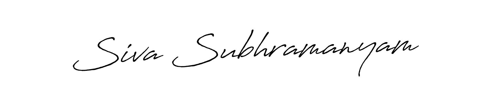 Make a beautiful signature design for name Siva Subhramanyam. Use this online signature maker to create a handwritten signature for free. Siva Subhramanyam signature style 7 images and pictures png