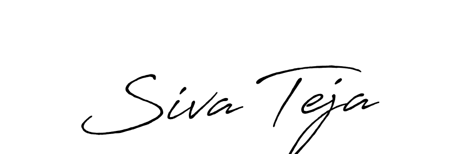 Similarly Antro_Vectra_Bolder is the best handwritten signature design. Signature creator online .You can use it as an online autograph creator for name Siva Teja. Siva Teja signature style 7 images and pictures png