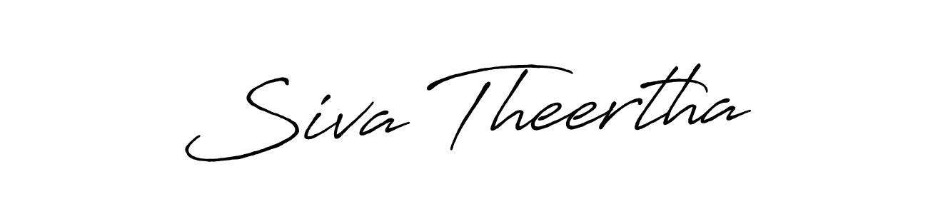 How to make Siva Theertha signature? Antro_Vectra_Bolder is a professional autograph style. Create handwritten signature for Siva Theertha name. Siva Theertha signature style 7 images and pictures png