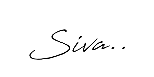 Also You can easily find your signature by using the search form. We will create Siva.. name handwritten signature images for you free of cost using Antro_Vectra_Bolder sign style. Siva.. signature style 7 images and pictures png