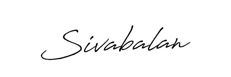 Use a signature maker to create a handwritten signature online. With this signature software, you can design (Antro_Vectra_Bolder) your own signature for name Sivabalan. Sivabalan signature style 7 images and pictures png