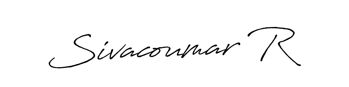 Antro_Vectra_Bolder is a professional signature style that is perfect for those who want to add a touch of class to their signature. It is also a great choice for those who want to make their signature more unique. Get Sivacoumar R name to fancy signature for free. Sivacoumar R signature style 7 images and pictures png