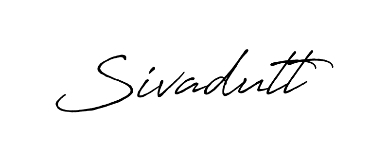 Sivadutt stylish signature style. Best Handwritten Sign (Antro_Vectra_Bolder) for my name. Handwritten Signature Collection Ideas for my name Sivadutt. Sivadutt signature style 7 images and pictures png