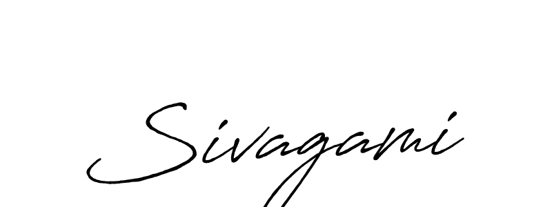 Design your own signature with our free online signature maker. With this signature software, you can create a handwritten (Antro_Vectra_Bolder) signature for name Sivagami. Sivagami signature style 7 images and pictures png