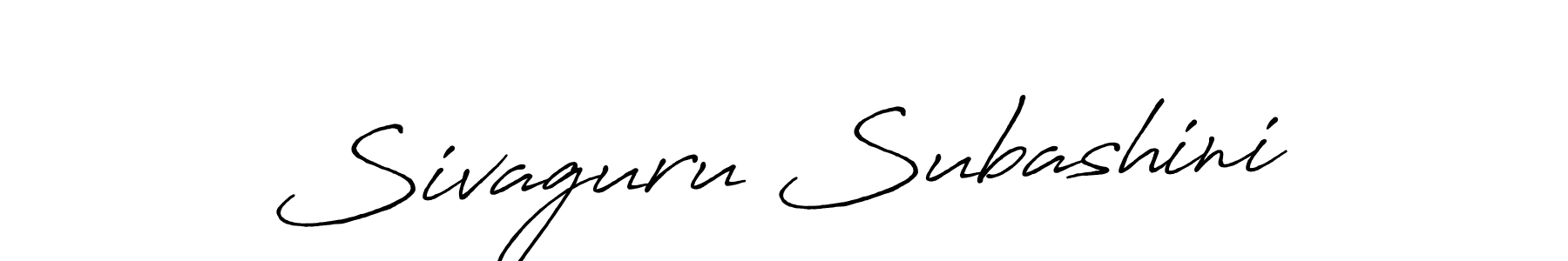 This is the best signature style for the Sivaguru Subashini name. Also you like these signature font (Antro_Vectra_Bolder). Mix name signature. Sivaguru Subashini signature style 7 images and pictures png
