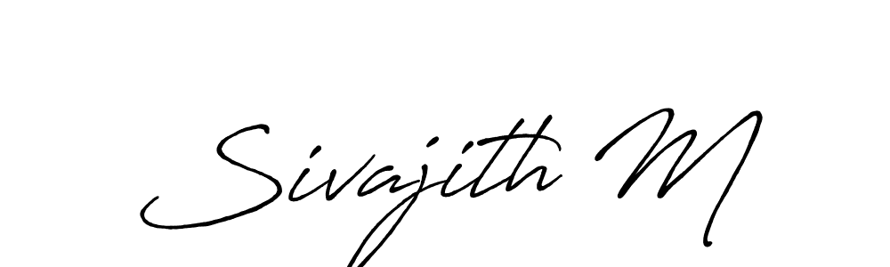 Also You can easily find your signature by using the search form. We will create Sivajith M name handwritten signature images for you free of cost using Antro_Vectra_Bolder sign style. Sivajith M signature style 7 images and pictures png