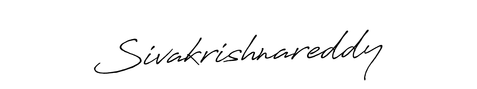 How to make Sivakrishnareddy signature? Antro_Vectra_Bolder is a professional autograph style. Create handwritten signature for Sivakrishnareddy name. Sivakrishnareddy signature style 7 images and pictures png
