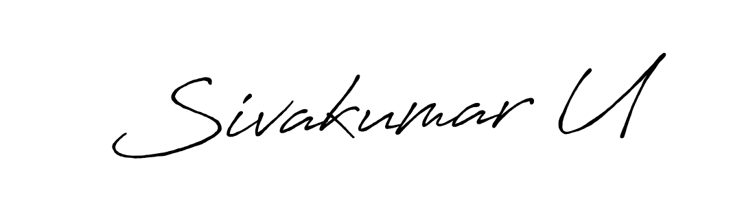 Once you've used our free online signature maker to create your best signature Antro_Vectra_Bolder style, it's time to enjoy all of the benefits that Sivakumar U name signing documents. Sivakumar U signature style 7 images and pictures png