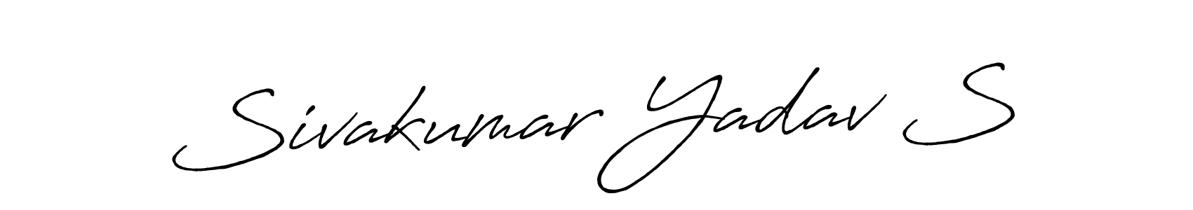 Make a short Sivakumar Yadav S signature style. Manage your documents anywhere anytime using Antro_Vectra_Bolder. Create and add eSignatures, submit forms, share and send files easily. Sivakumar Yadav S signature style 7 images and pictures png