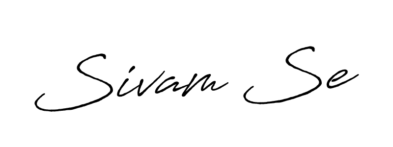 You should practise on your own different ways (Antro_Vectra_Bolder) to write your name (Sivam Se) in signature. don't let someone else do it for you. Sivam Se signature style 7 images and pictures png