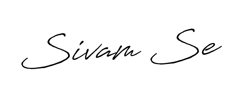 See photos of Sivam Se official signature by Spectra . Check more albums & portfolios. Read reviews & check more about Antro_Vectra_Bolder font. Sivam Se signature style 7 images and pictures png