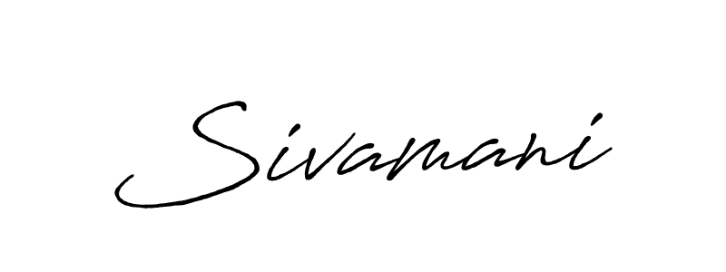 How to make Sivamani name signature. Use Antro_Vectra_Bolder style for creating short signs online. This is the latest handwritten sign. Sivamani signature style 7 images and pictures png