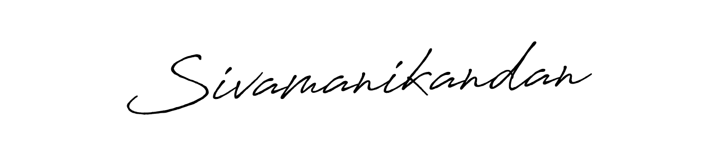 Design your own signature with our free online signature maker. With this signature software, you can create a handwritten (Antro_Vectra_Bolder) signature for name Sivamanikandan. Sivamanikandan signature style 7 images and pictures png