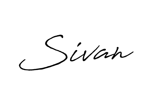 Design your own signature with our free online signature maker. With this signature software, you can create a handwritten (Antro_Vectra_Bolder) signature for name Sivan. Sivan signature style 7 images and pictures png