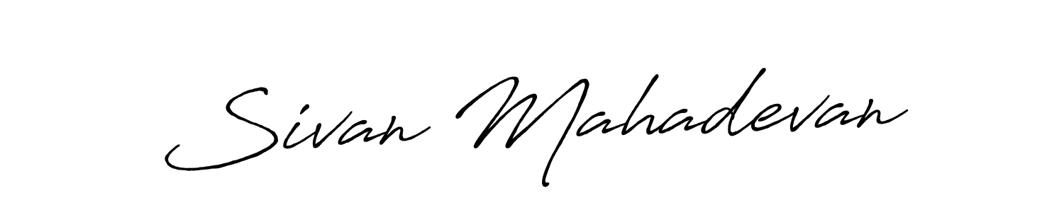 Best and Professional Signature Style for Sivan Mahadevan. Antro_Vectra_Bolder Best Signature Style Collection. Sivan Mahadevan signature style 7 images and pictures png