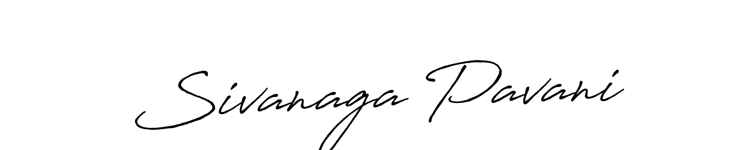 Make a beautiful signature design for name Sivanaga Pavani. With this signature (Antro_Vectra_Bolder) style, you can create a handwritten signature for free. Sivanaga Pavani signature style 7 images and pictures png