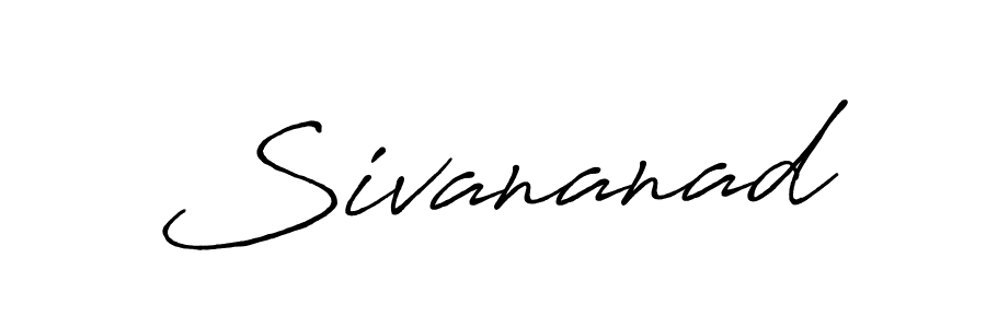 Also we have Sivananad name is the best signature style. Create professional handwritten signature collection using Antro_Vectra_Bolder autograph style. Sivananad signature style 7 images and pictures png