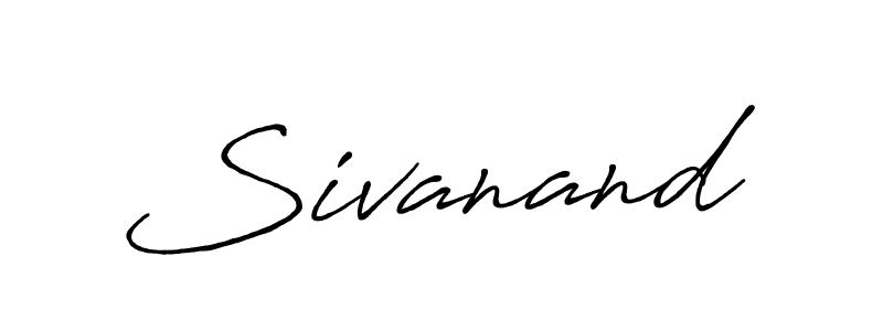 You should practise on your own different ways (Antro_Vectra_Bolder) to write your name (Sivanand) in signature. don't let someone else do it for you. Sivanand signature style 7 images and pictures png