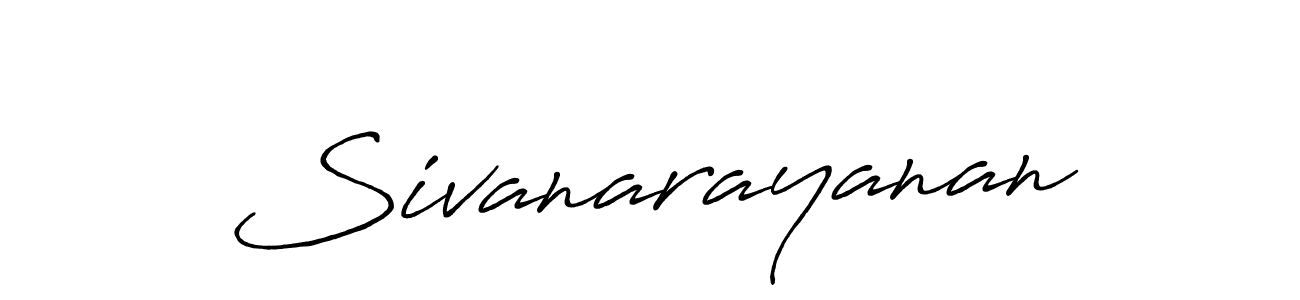 Design your own signature with our free online signature maker. With this signature software, you can create a handwritten (Antro_Vectra_Bolder) signature for name Sivanarayanan. Sivanarayanan signature style 7 images and pictures png