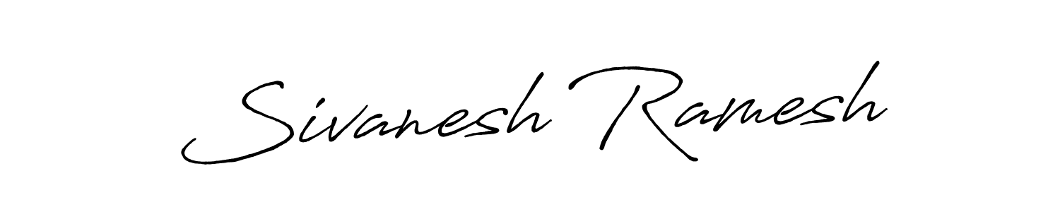 The best way (Antro_Vectra_Bolder) to make a short signature is to pick only two or three words in your name. The name Sivanesh Ramesh include a total of six letters. For converting this name. Sivanesh Ramesh signature style 7 images and pictures png