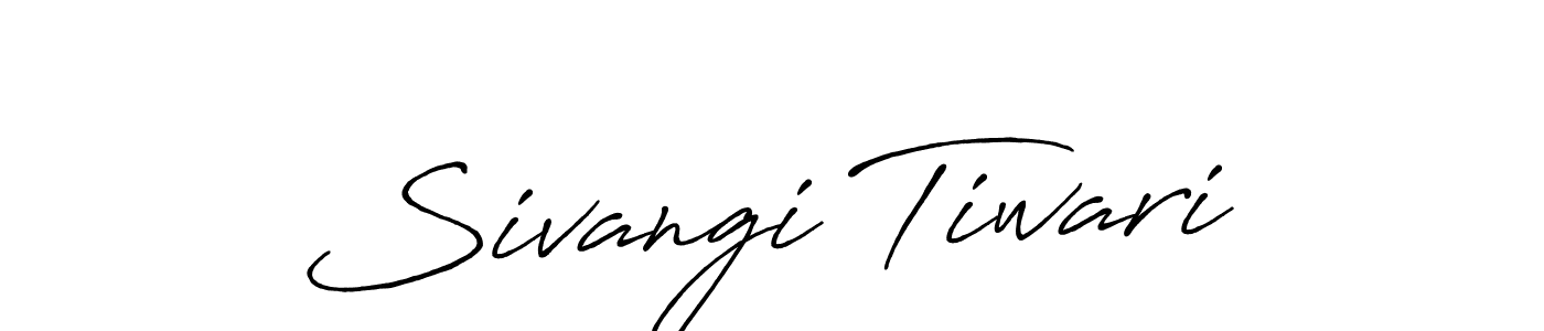 Sivangi Tiwari stylish signature style. Best Handwritten Sign (Antro_Vectra_Bolder) for my name. Handwritten Signature Collection Ideas for my name Sivangi Tiwari. Sivangi Tiwari signature style 7 images and pictures png