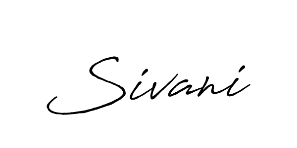 Sivani stylish signature style. Best Handwritten Sign (Antro_Vectra_Bolder) for my name. Handwritten Signature Collection Ideas for my name Sivani. Sivani signature style 7 images and pictures png